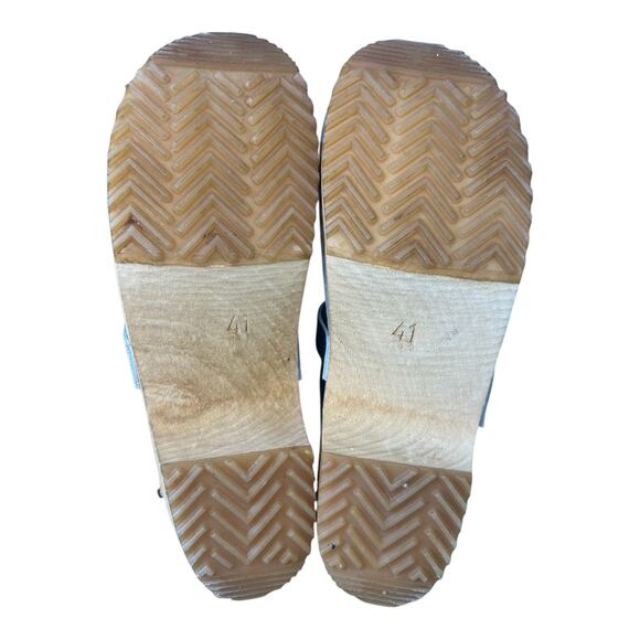 VOLLSJO ORIGINAL SWEDISH DESIGN CLOGS NAVY BLUE WOMENS SIZE 41 (11) - Picture 8 of 10